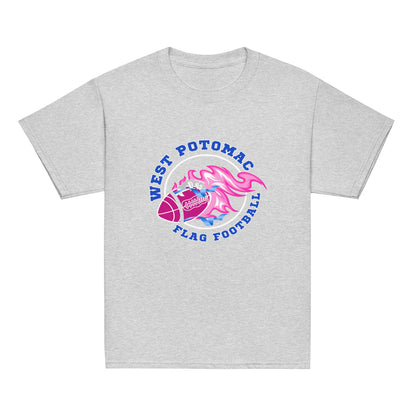 Classic | Youth T Shirt | West Potomac Flag Football | Crest Logo