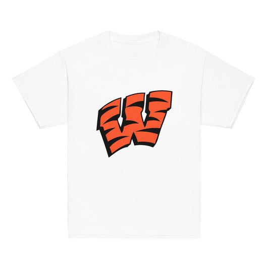 Classic | Youth T Shirt | Woodlake Boys Basketball | W Crest Logo