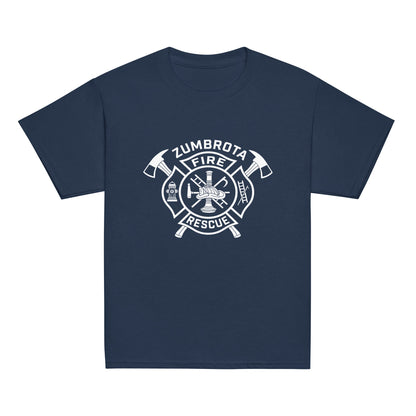 Classic | Youth T Shirt | Zumbrota Fire Department | Crest Logo