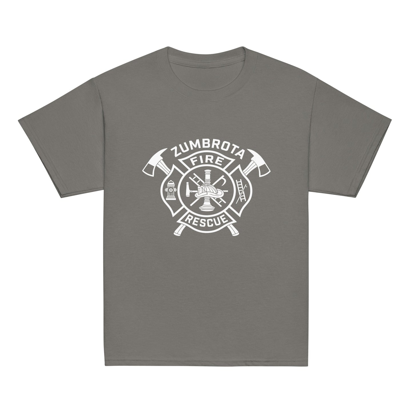 Classic | Youth T Shirt | Zumbrota Fire Department | Crest Logo