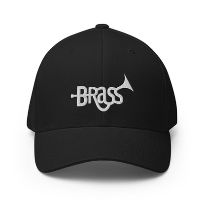 Signature | Flexfit Baseball Cap | Brass Inc. | Script Logo