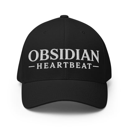 Signature | Flexfit Baseball Cap | Obsidian Heartbeat | Pulse Athletics Logo