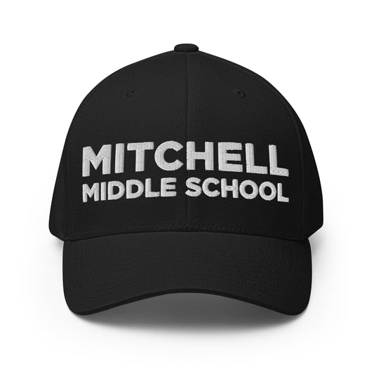 Signature | Flexfit Baseball Cap | Mitchell Middle School Softball | Crest Logo