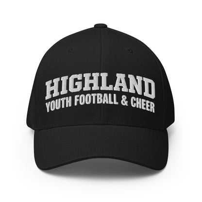 Signature | Flexfit Baseball Cap | Highland youth football and cheer | Emblem Logo