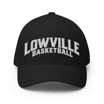 Signature | Flexfit Baseball Cap | Lowville Girls Basketball | Crest Logo