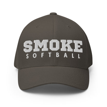 Signature | Flexfit Baseball Cap | Smoke 14U Softball | Modern Script Logo