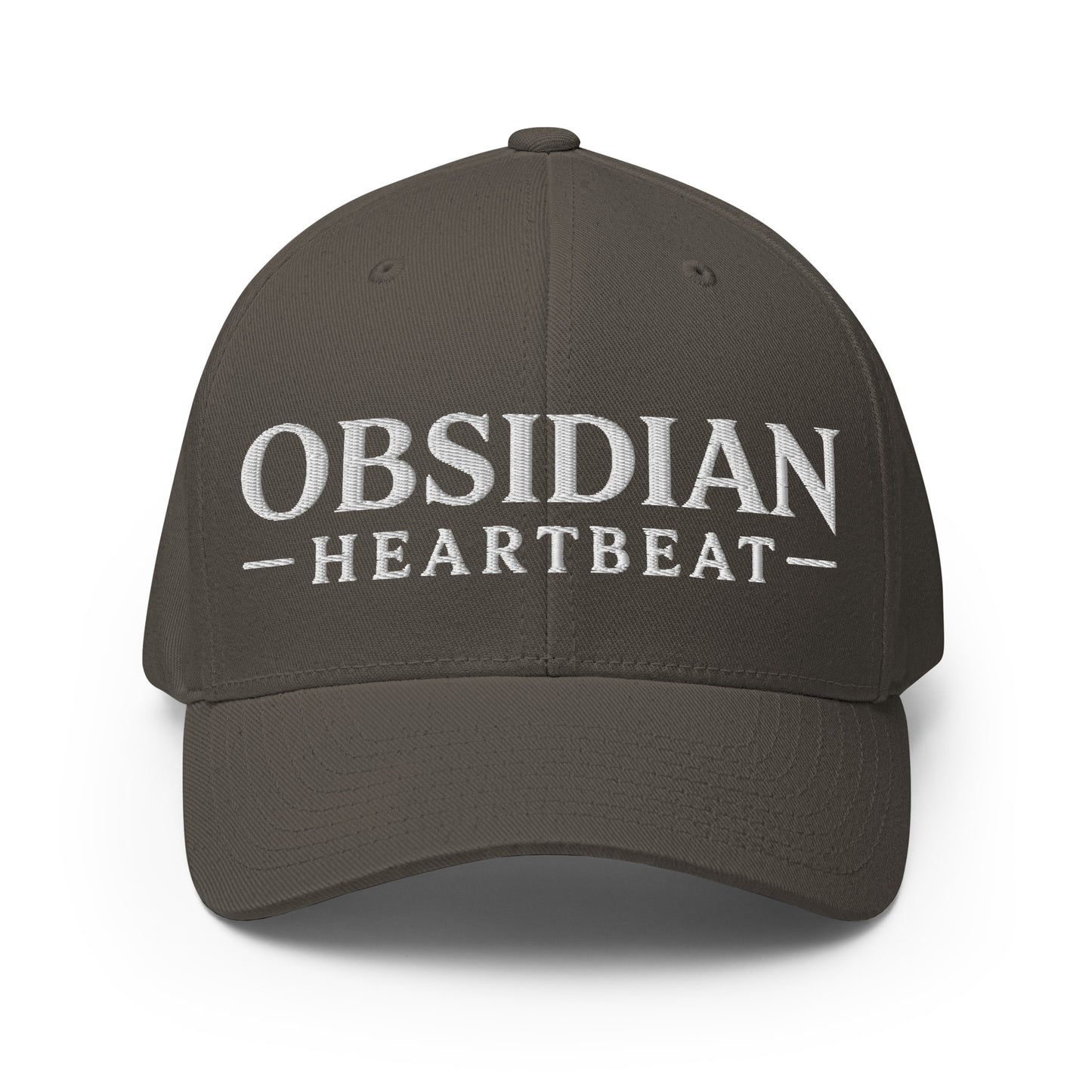 Signature | Flexfit Baseball Cap | Obsidian Heartbeat | Pulse Athletics Logo