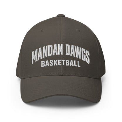 Signature | Flexfit Baseball Cap | Mandan Dawgs Basketball | Crest Logo