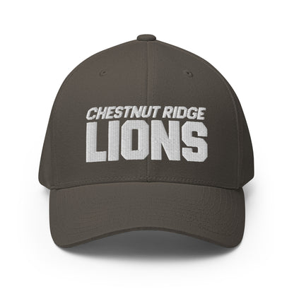 Signature | Flexfit Baseball Cap | Chestnut Ridge Lions Football | Script Logo