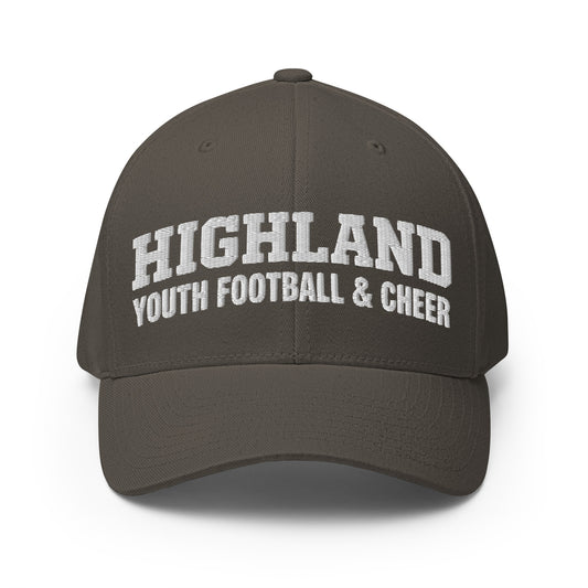 Signature | Flexfit Baseball Cap | Highland youth football and cheer | Emblem Logo