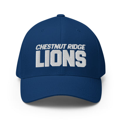 Signature | Flexfit Baseball Cap | Chestnut Ridge Lions Football | Script Logo