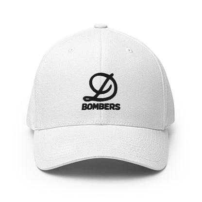 Signature | Flexfit Baseball Cap | Diamond Bombers | Bomber Varsity - Black Logo