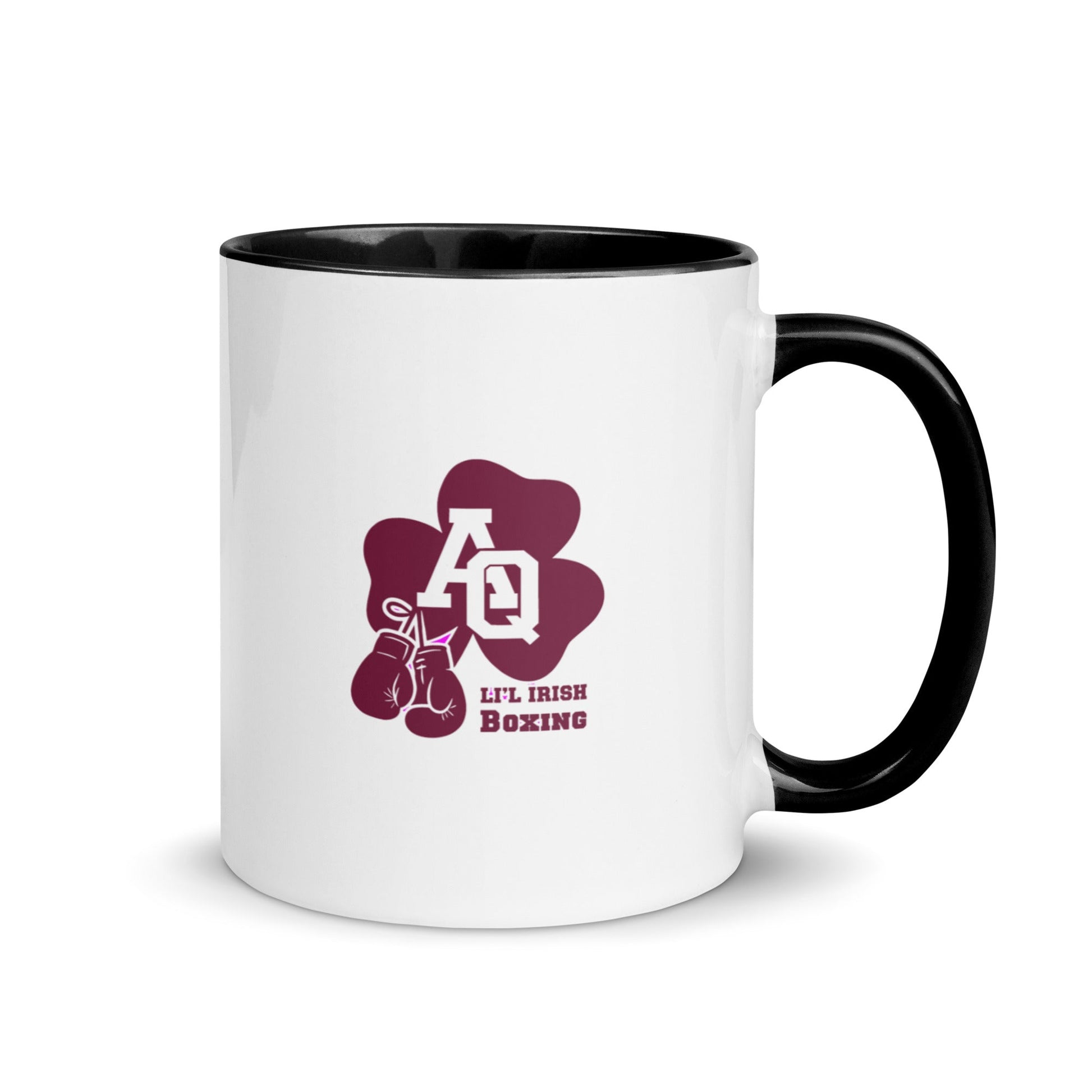 Coffee Mug | Aquinas Li’l Irish Boxing | AQ Shamrock Logo