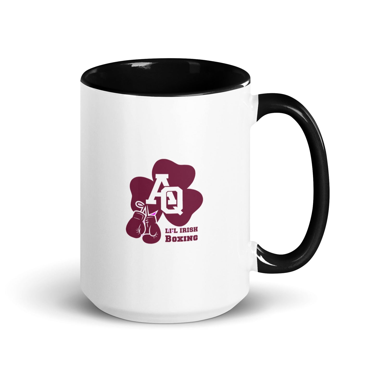 Coffee Mug | Aquinas Li’l Irish Boxing | AQ Shamrock Logo