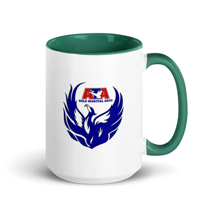 Coffee Mug | Azle Martial Arts | Blue Fire Crest Logo