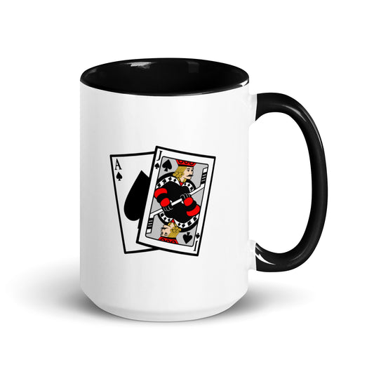 Coffee Mug | Blackjack’s Roller Hockey | Royal Spade Crest Logo