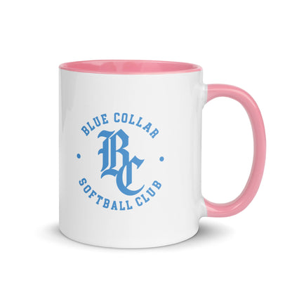 Coffee Mug | Blue Collar Softball 2034 | Varsity Logo