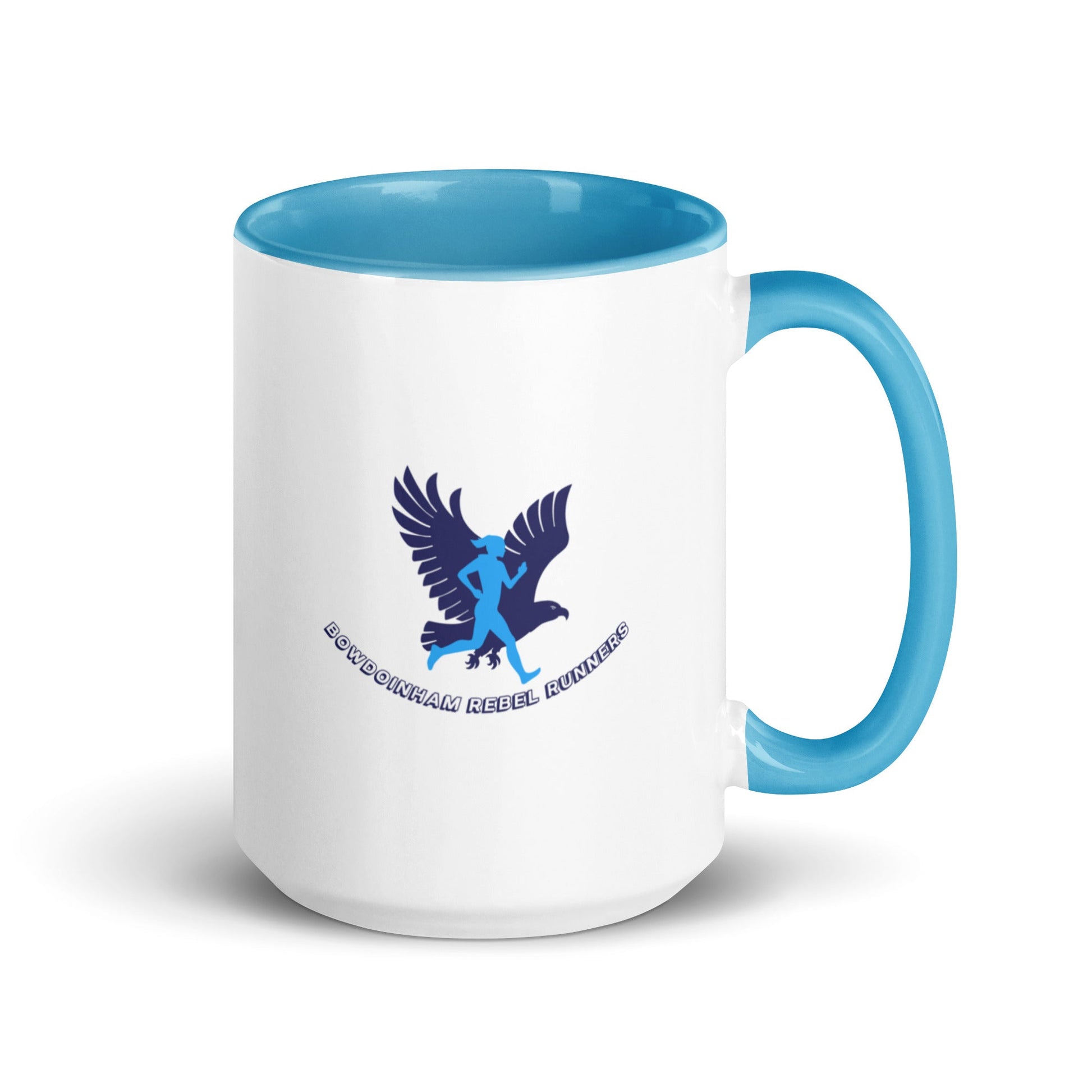 Coffee Mug | Bowdoinham Rebel Runners | Aerial Runner Emblem Logo