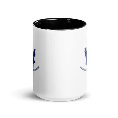 Coffee Mug | Bowdoinham Rebel Runners | Aerial Runner Emblem Logo