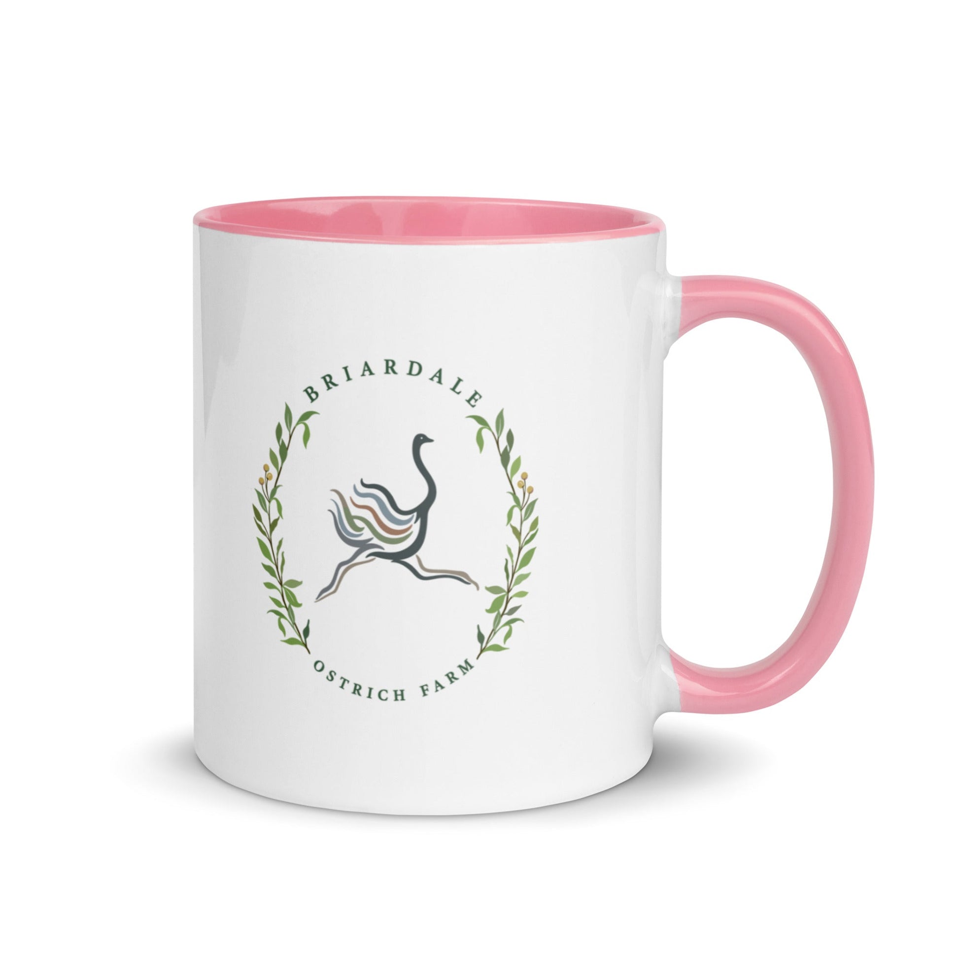 Coffee Mug | Briardale Ostrich Farm | Crest Logo