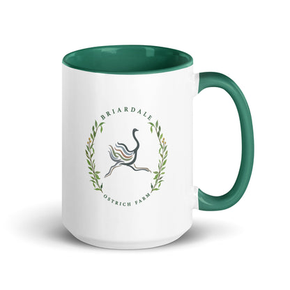 Coffee Mug | Briardale Ostrich Farm | Crest Logo