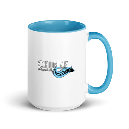 Coffee Mug | Chugiak Mustang Swim & Dive | Emblem Logo