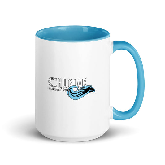 Coffee Mug | Chugiak Mustang Swim & Dive | Emblem Logo