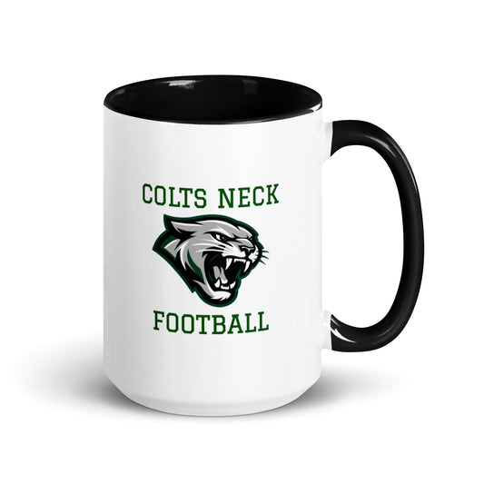 Coffee Mug | Colts Neck Cougars | Youth Tackle Football (AYF) | Green Predator Logo