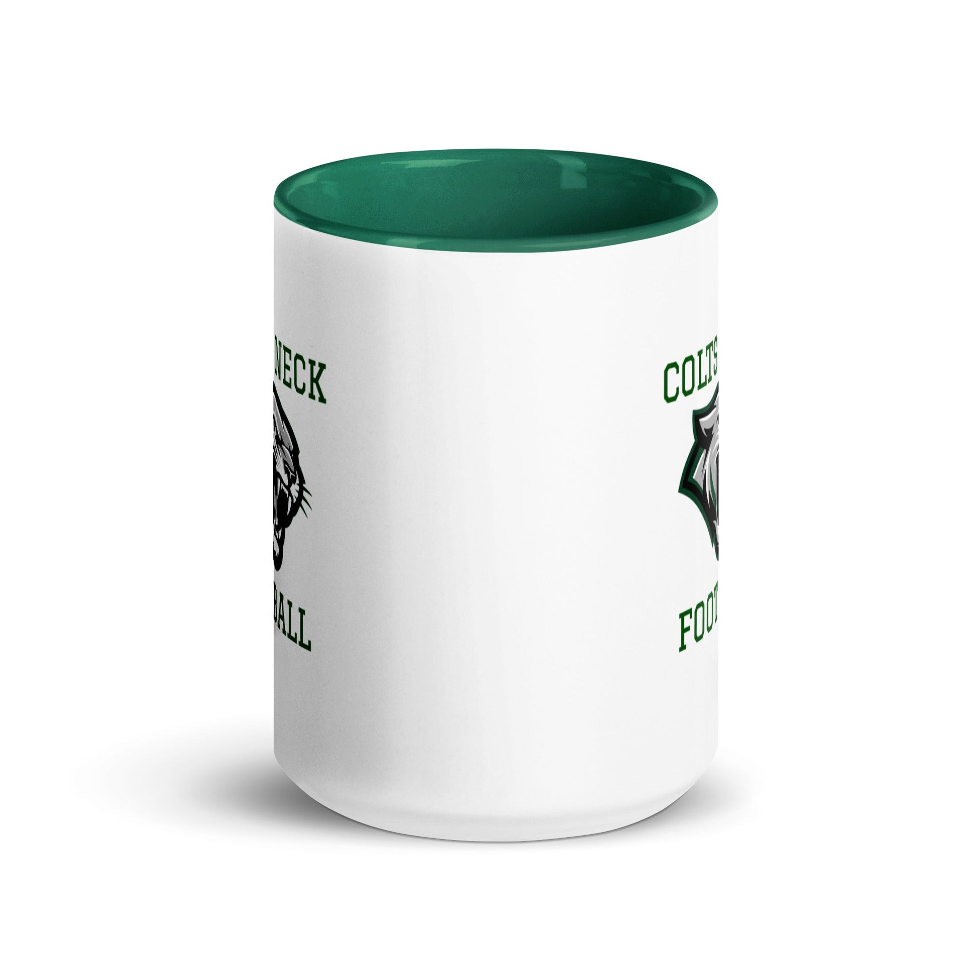Coffee Mug | Colts Neck Cougars | Youth Tackle Football (AYF) | Green Predator Logo