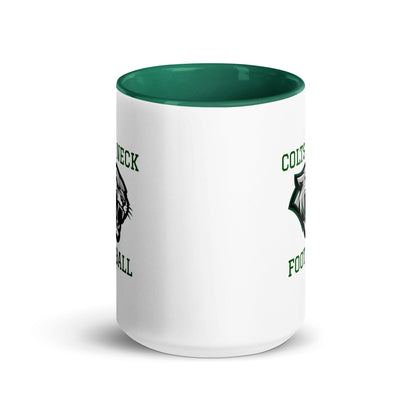 Coffee Mug | Colts Neck Cougars | Youth Tackle Football (AYF) | Green Predator Logo