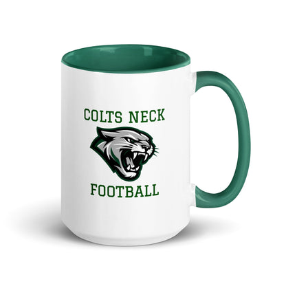 Coffee Mug | Colts Neck Cougars | Youth Tackle Football (AYF) | Green Predator Logo