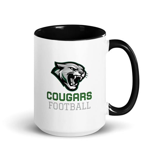 Coffee Mug | Colts Neck Cougars | Youth Tackle Football (AYF) | Strike Mascot Logo