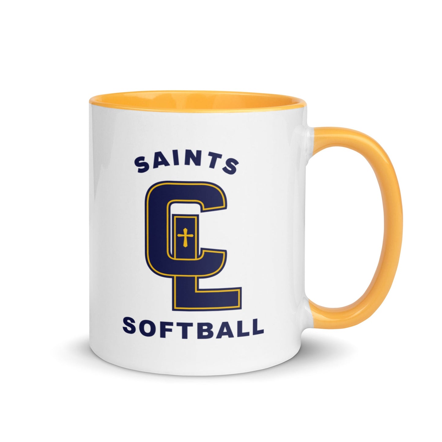 Coffee Mug | Crean Lutheran Softball | Navy CL Softball Logo