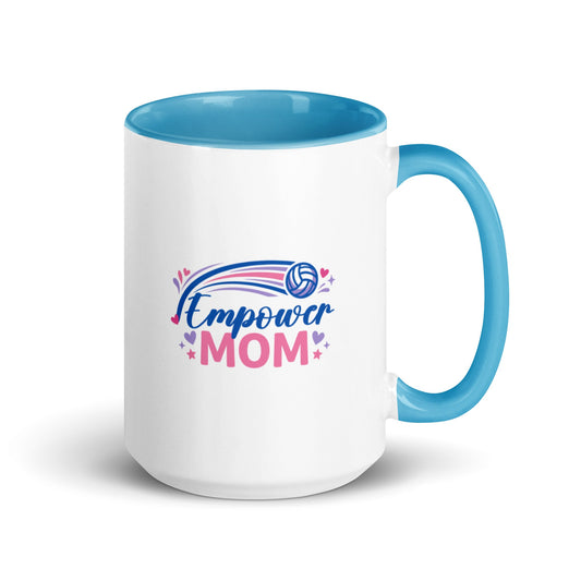 Coffee Mug | Empower Volleyball Club | Mom Crest Logo