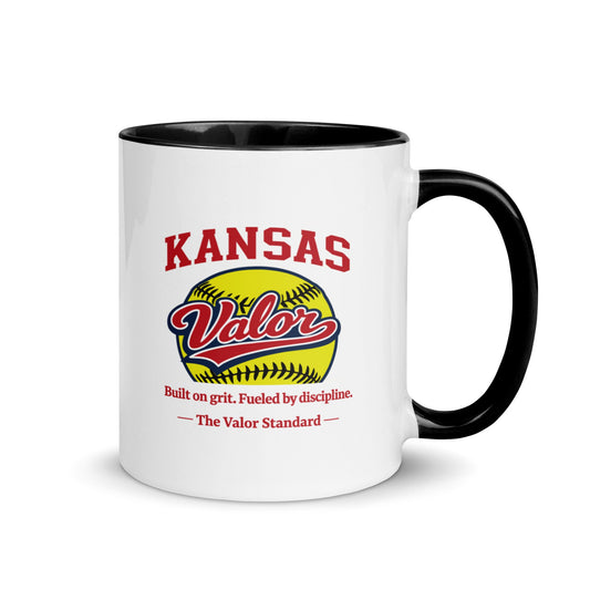 Coffee Mug | Kansas Valor Fan Gear | The Standard Logo
