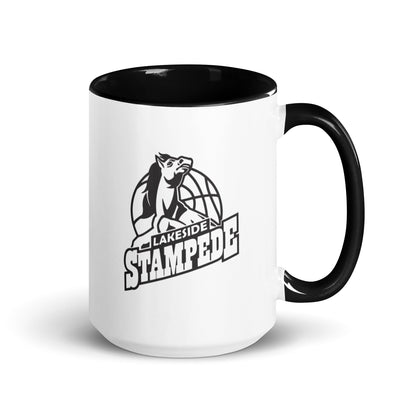 Coffee Mug | Lakeside Stampede | Basketball Mascot Logo