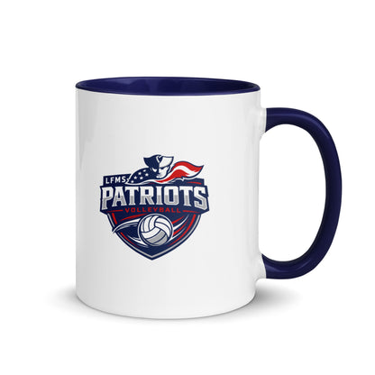 Coffee Mug | LFMS Athletics | Patriots Volleyball Logo