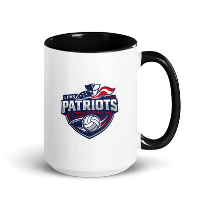 Coffee Mug | LFMS Athletics | Patriots Volleyball Logo