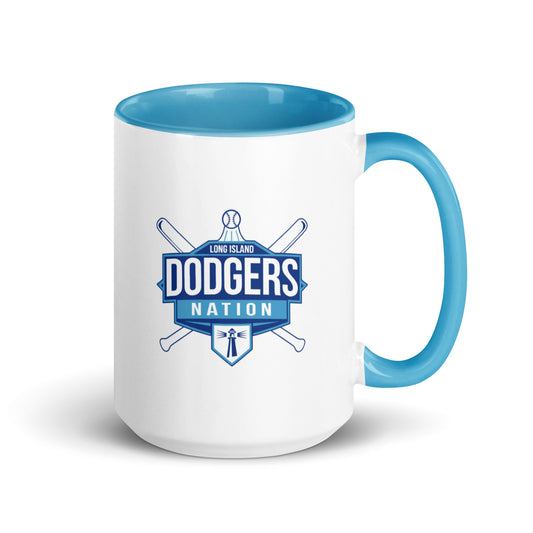Coffee Mug | LI Dodgers Nation | Varsity Crest Logo