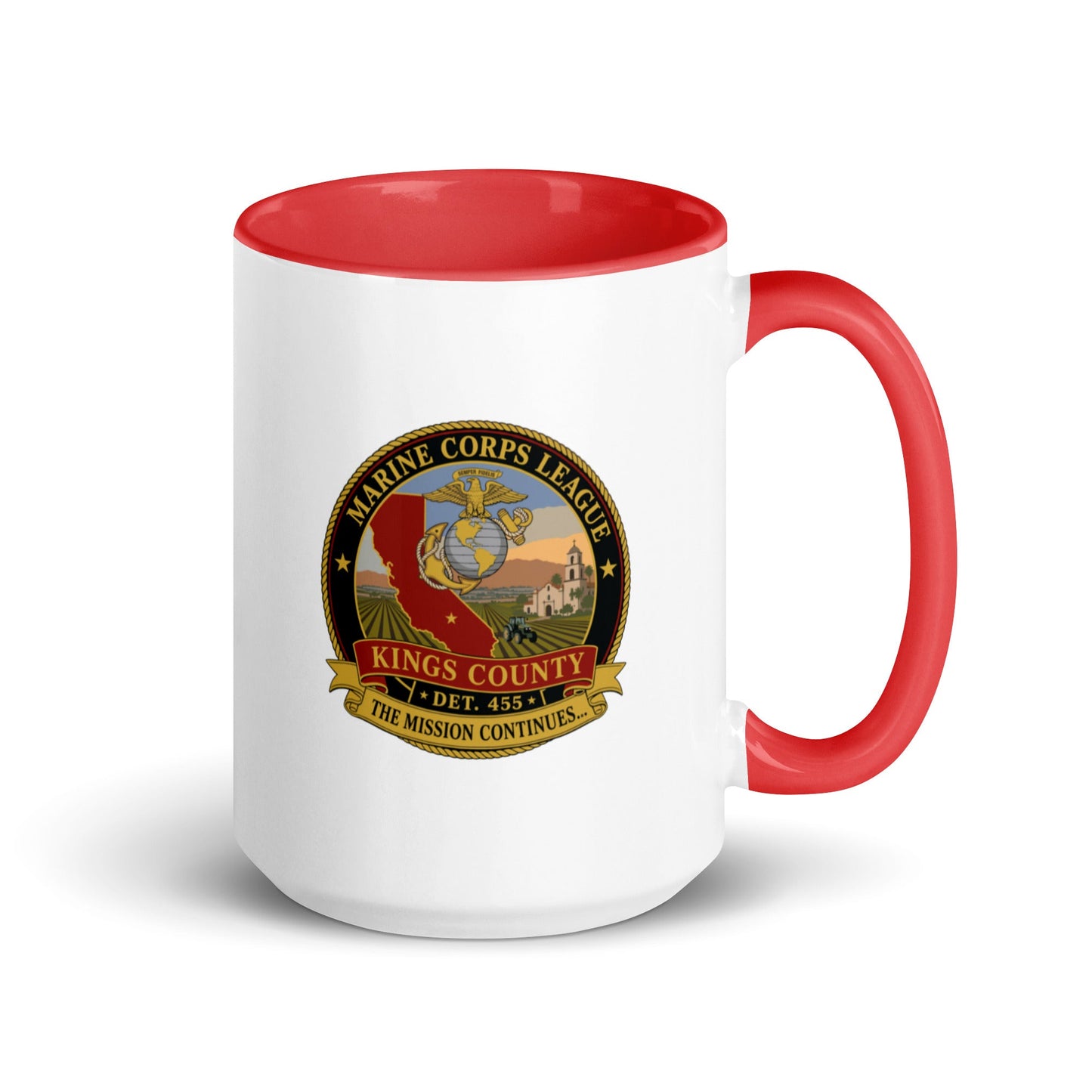 Coffee Mug | Marine Corps League kings County Det 455 | Shield Logo