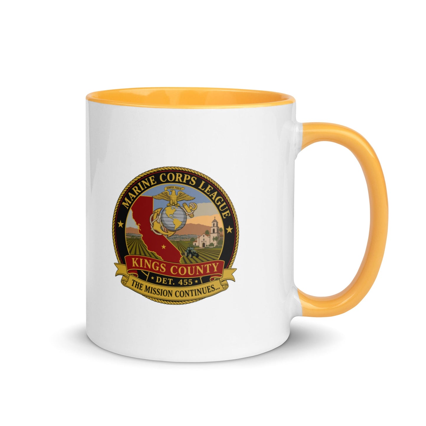 Coffee Mug | Marine Corps League kings County Det 455 | Shield Logo
