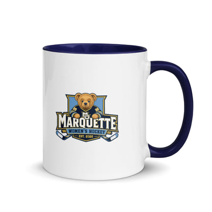Coffee Mug | Marquette University Women's Hockey | Bear Athletics Logo