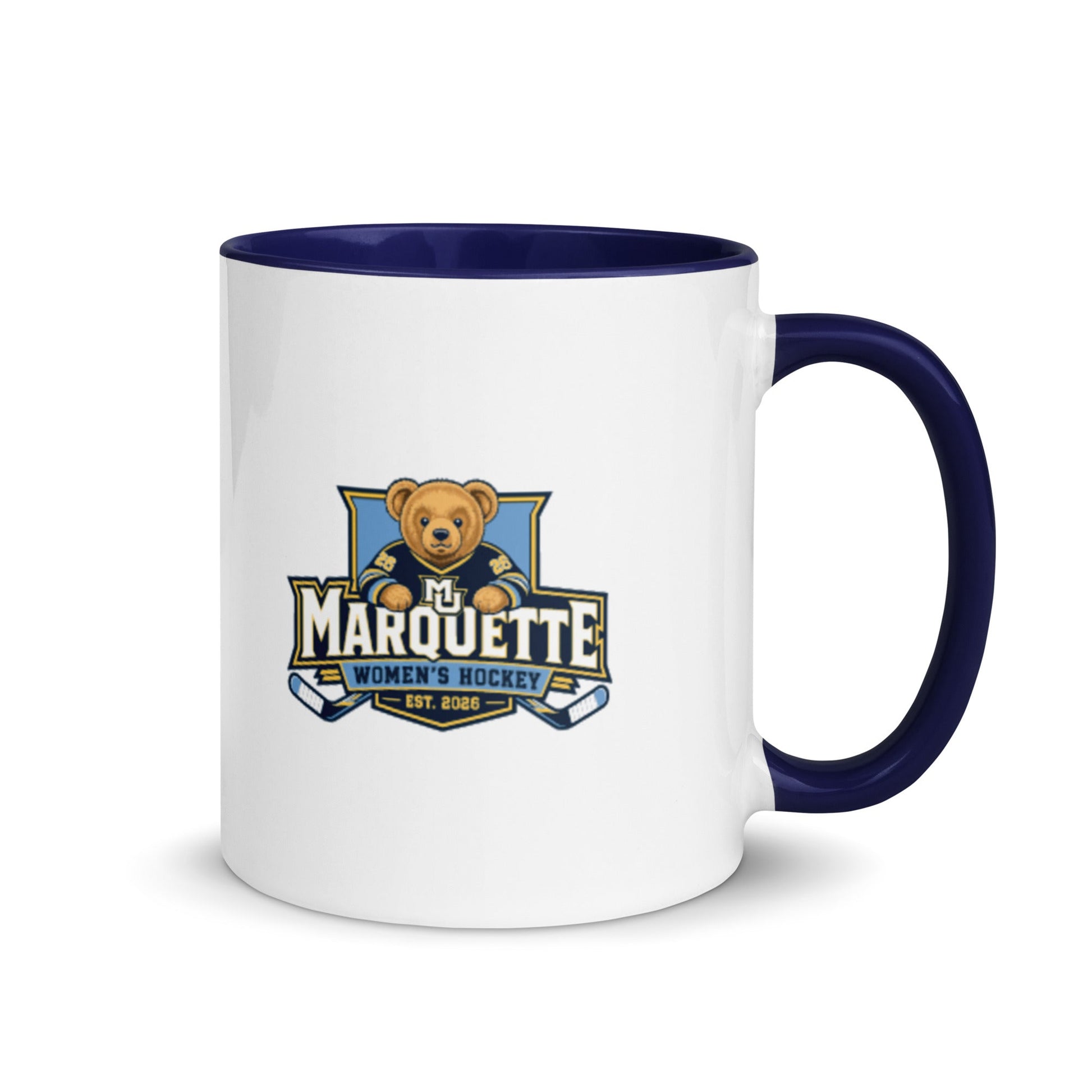 Coffee Mug | Marquette University Women's Hockey | Bear Athletics Logo