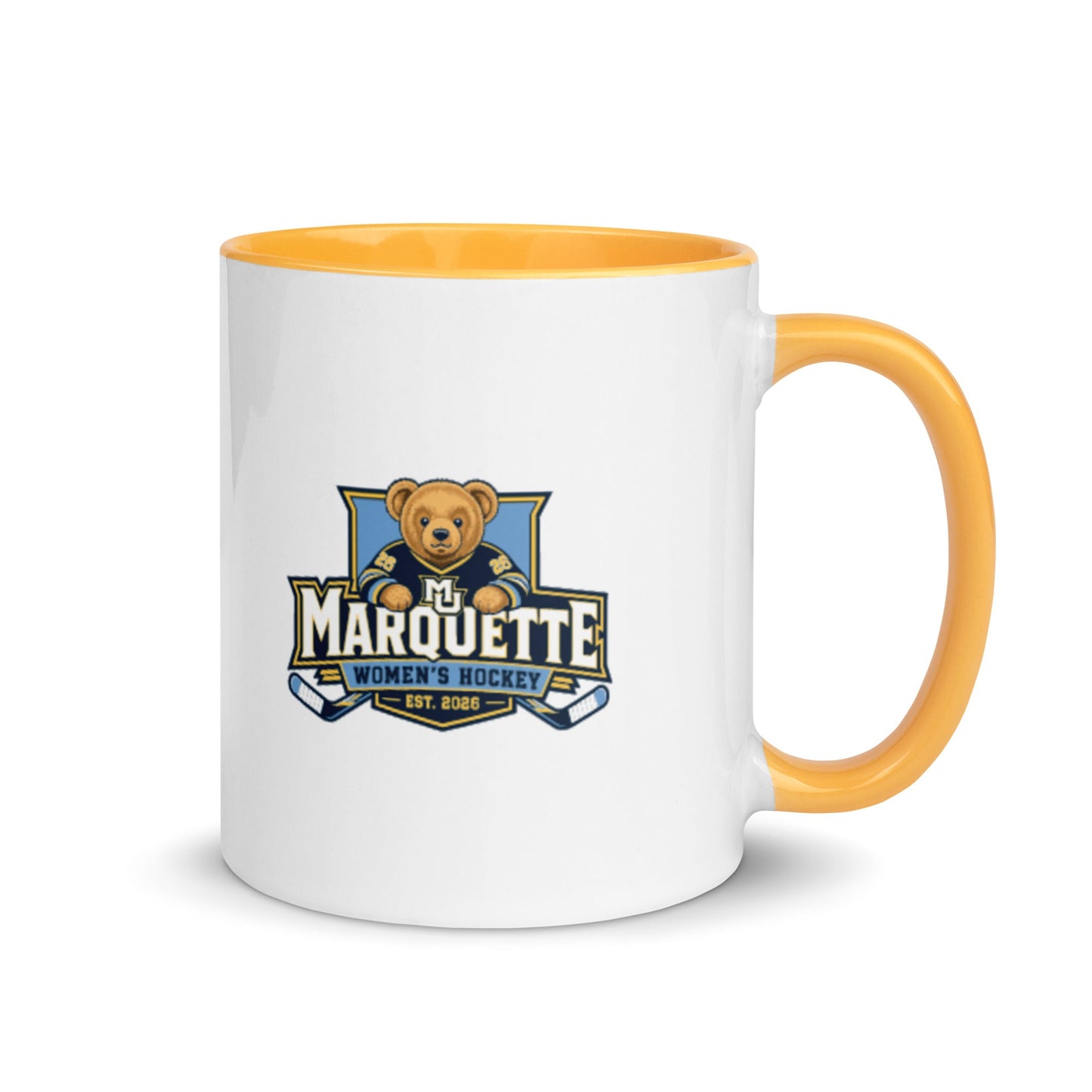 Coffee Mug | Marquette University Women's Hockey | Bear Athletics Logo