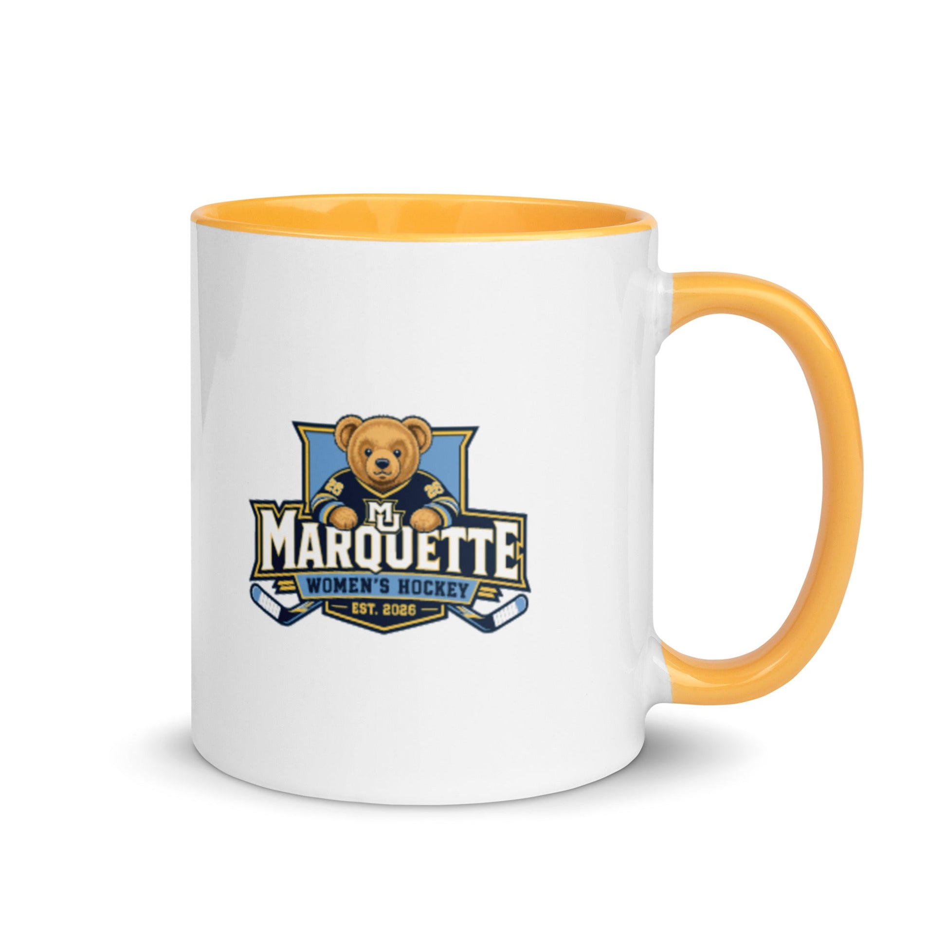 Coffee Mug | Marquette University Women's Hockey | Bear Athletics Logo