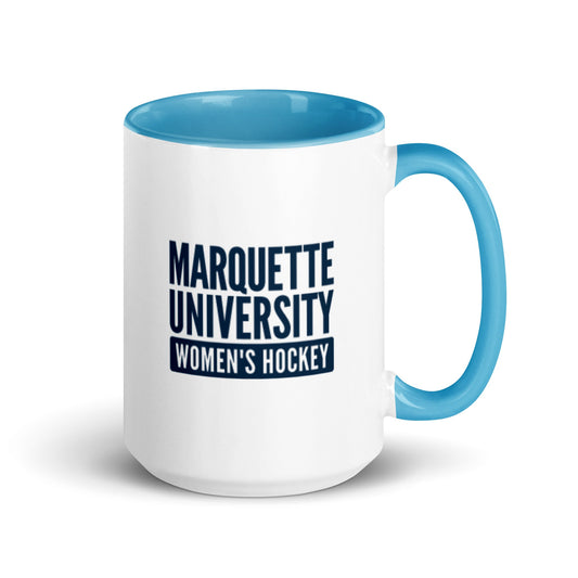 Coffee Mug | Marquette University Women's Hockey | Modern Script Logo
