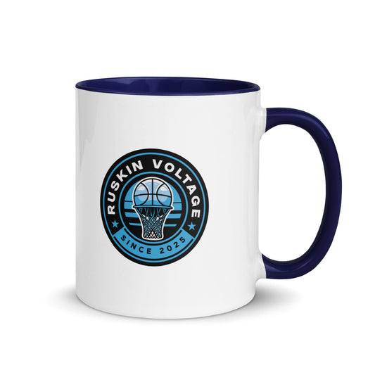 Coffee Mug | Maximum Voltage Athletics District | Hoop Crest Logo