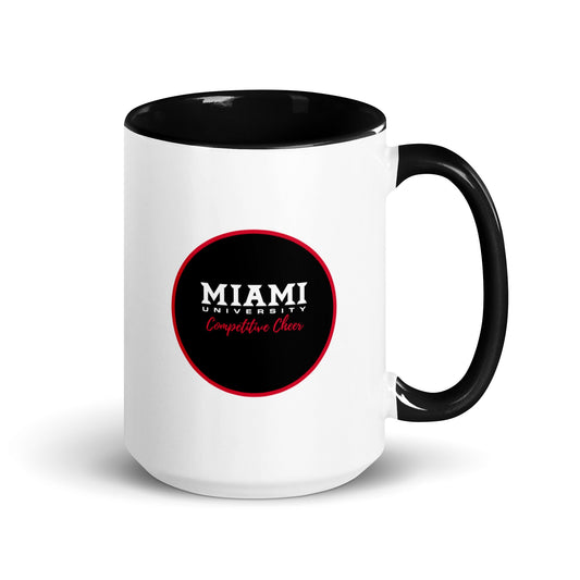 Coffee Mug | Miami University Competitive Cheer Team | Badge Logo