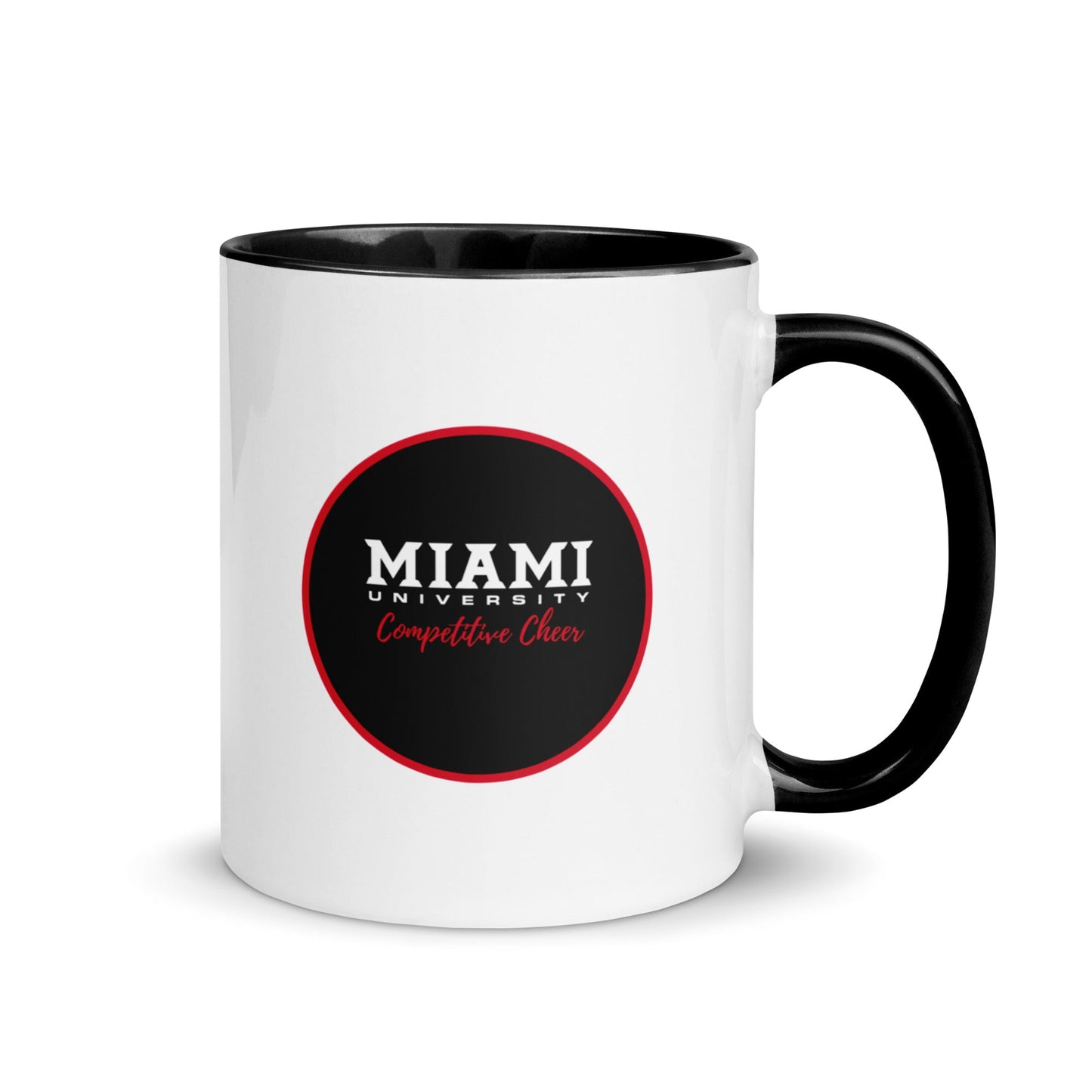 Coffee Mug | Miami University Competitive Cheer Team | Badge Logo