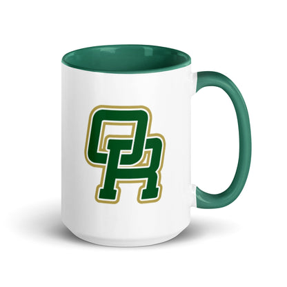 Coffee Mug | Oakridge Flag Football | Varsity Interlock Logo